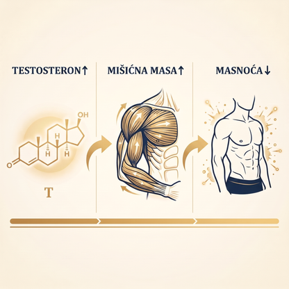 ZAVGOR® Hematitna narukvica – +112% Testosteron & Mršavljenje za muškarce 40+