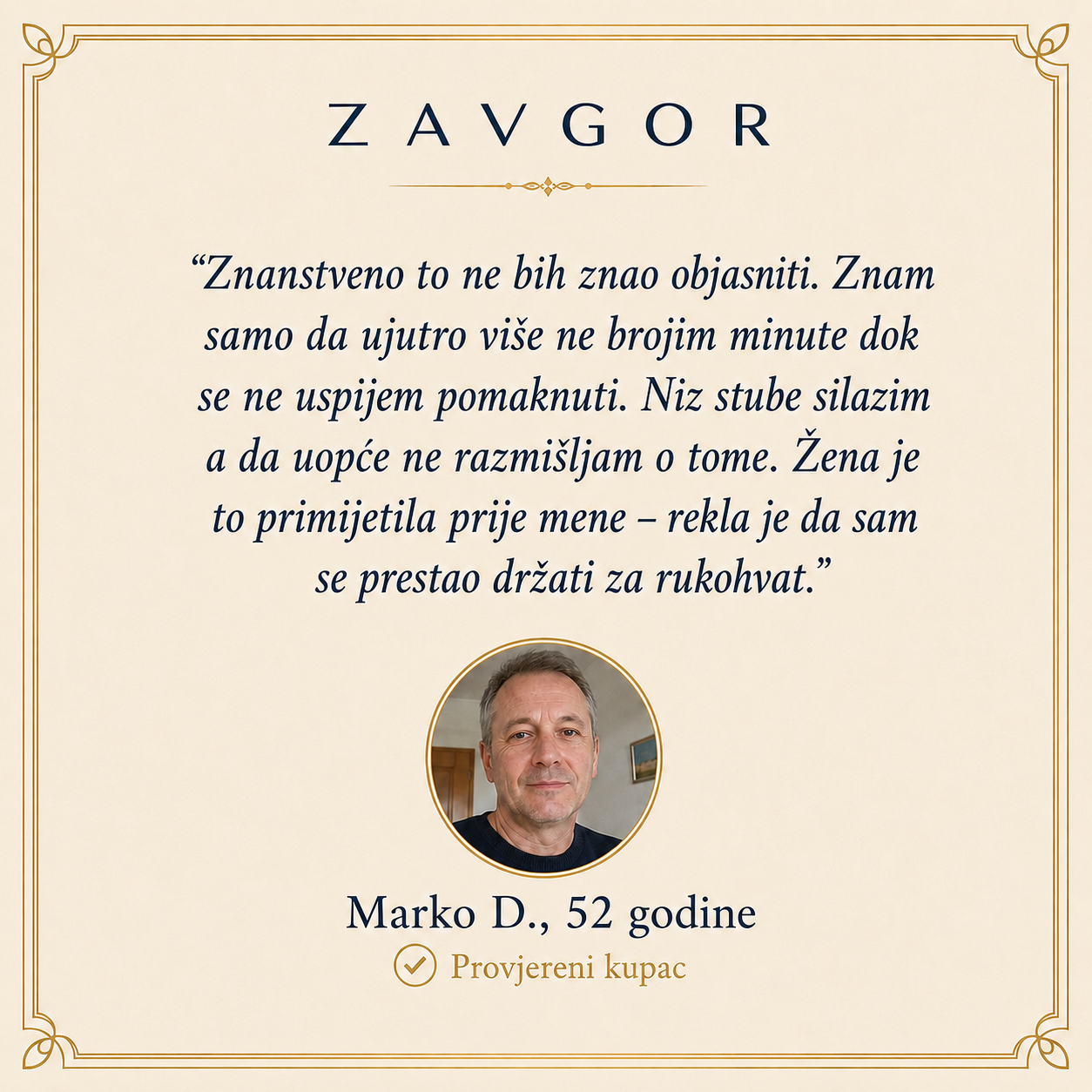 Marko D., 52 godine – provjereni kupac